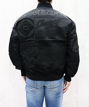 DIESEL BLACK patch ボンバー jacket ディーゼル DIESEL直営アウトレットBULC - PATCH ボンバーJACKET
